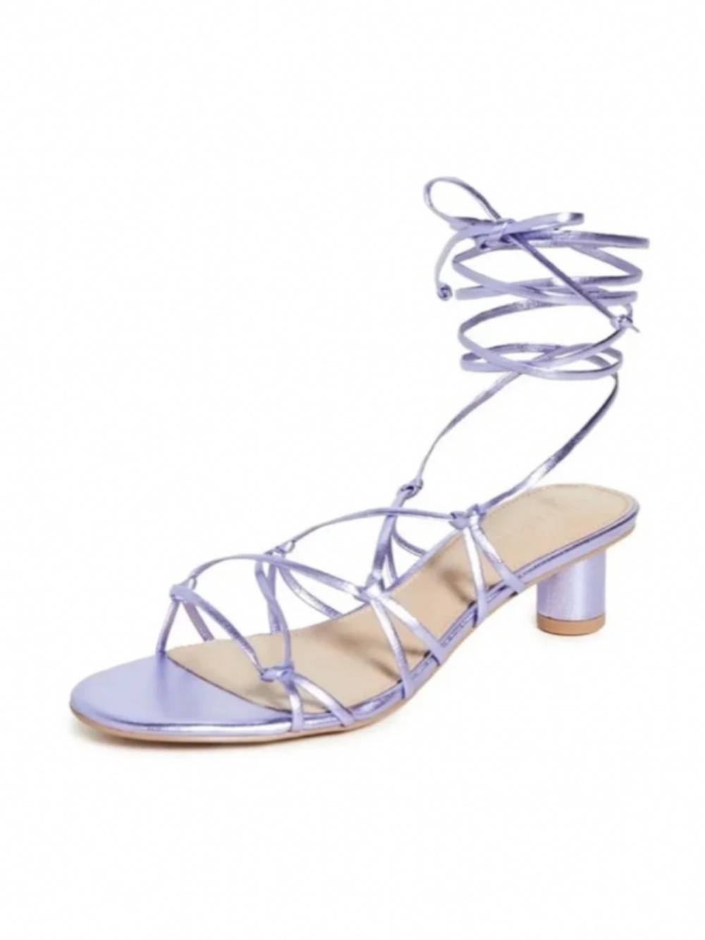 Villa Rouge purple metallic sandal - size 10